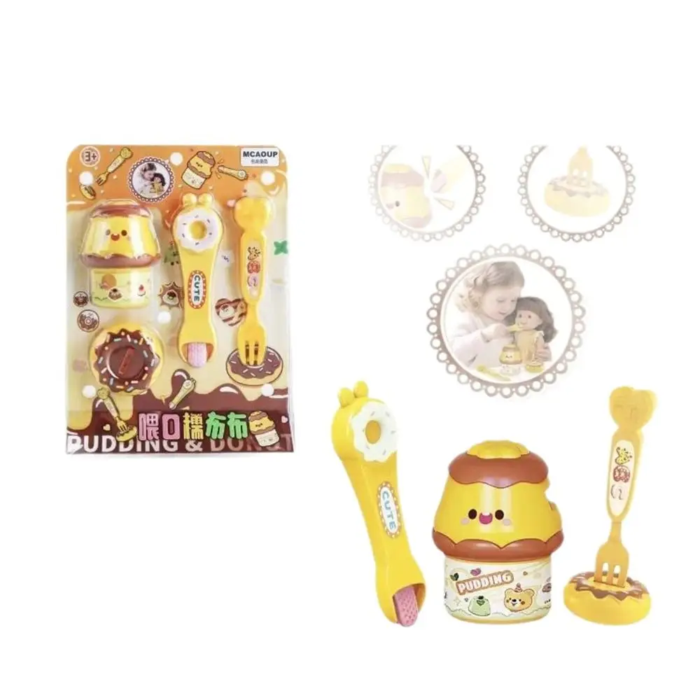 Simulation Hamburger Pudding Feeding Toy Japanese Interactive Play Role Play Toy Jelly Ice Cream Food Feeding Toy