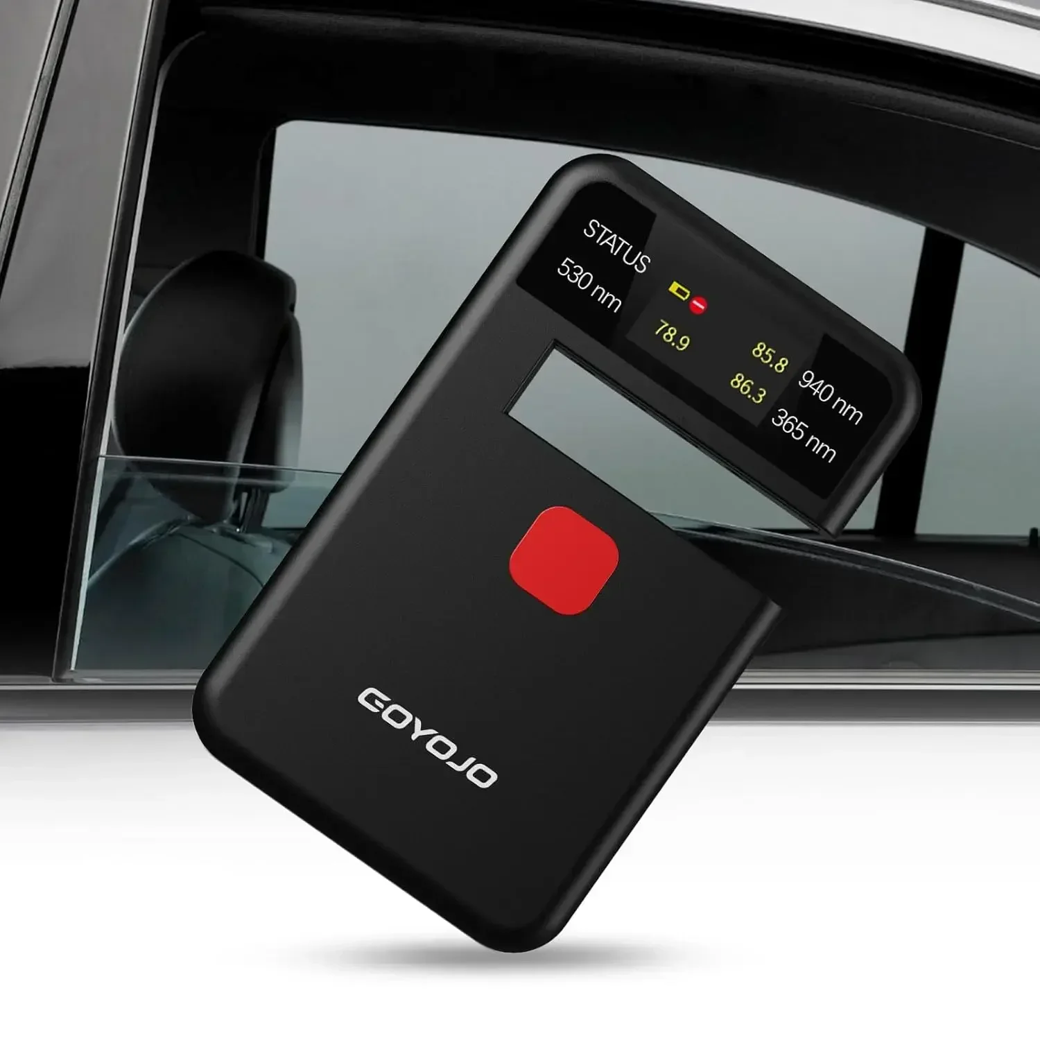 Tint Meter Inspector Car Window Portable Solar Test IR940nm/UV365nm/VLT530nm USB Data Accuracy2% Solar Film Agricultural