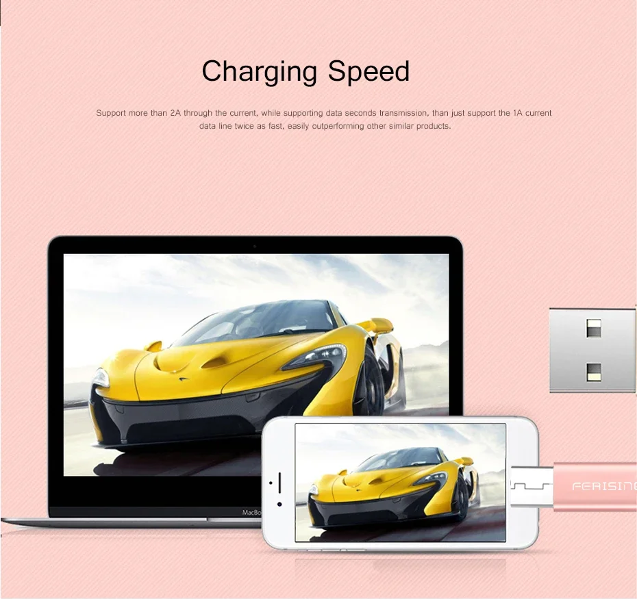FERISING 2.4A USB C Cable For iPhone 16 15 14 13 12 Pro Xs Max X 8 ipad Fast Charging Type-C Charger Phone Data Cable Wire Cord