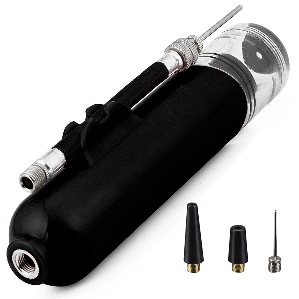 Air Pump Basketball Inflator Black/Red/Yellow/Bule/Green Mini Ball Pump Needle Nozzle Portable Sport Balls 100g