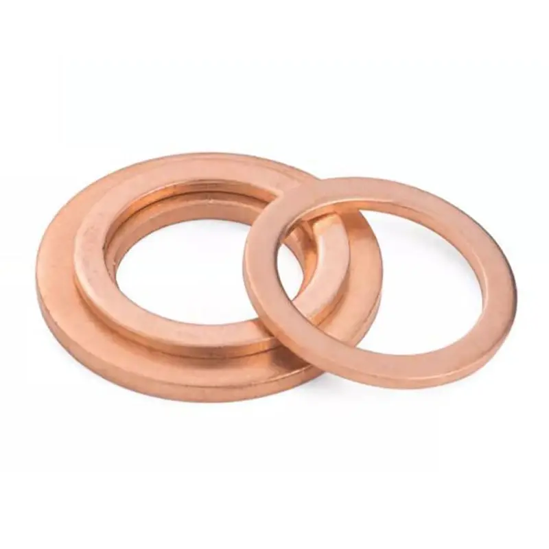 

M4 M5 M6 M7 M8 M9 M10 M11 M12 M13 M14 M15 M16 M17 M18 M20 M21 M22 M23 M24 M27 Metric Copper Sealing Flat Washers