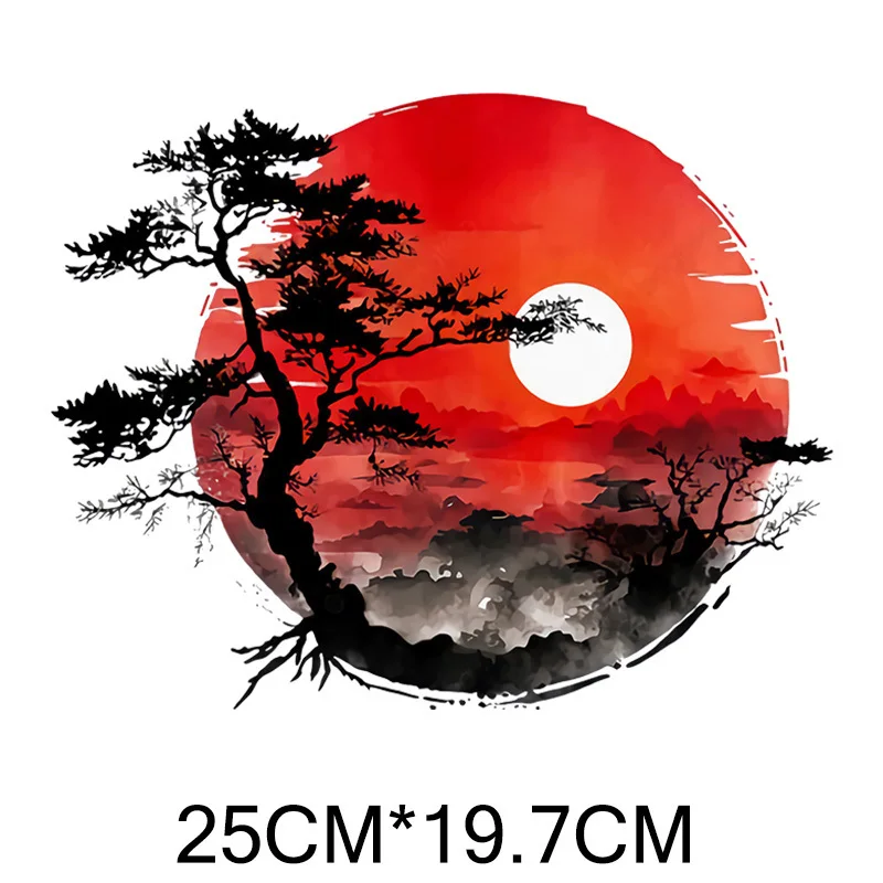 잉크, 꽃, 새, 물고기, 열전사 인쇄, 핫 스탬핑, 고양이 의류 스티커, 태극권 그림, 비닐 패치