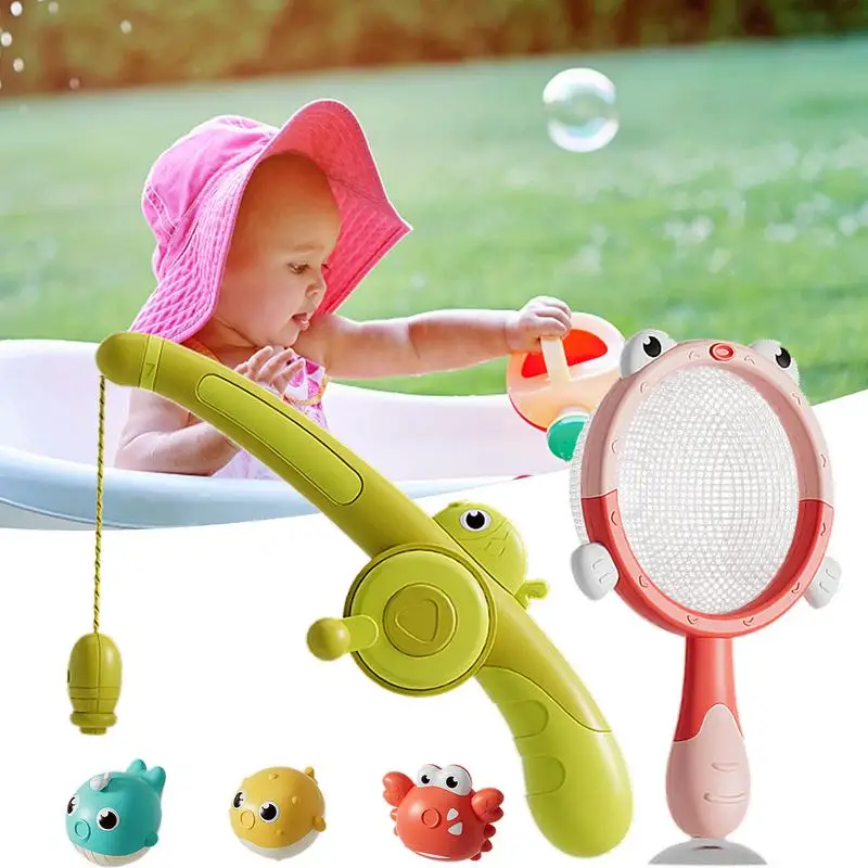 

Детская рыболовная игра, водные игрушки, магнитные рыболовные игрушки, плавательный бассейн, Детская рыба, детская игрушка для ванной, Интерактивная Магнитная сеть