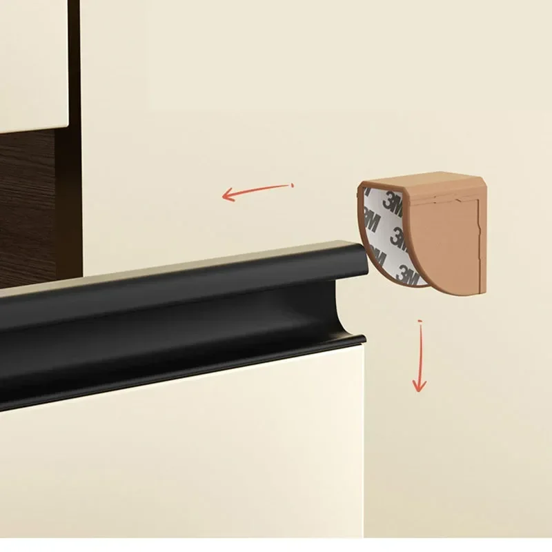 1Pcs Cabinet Door Safety Corner Protector Silicone Anti-collision Pad For Table Door Edge Corner Protection Cover Toddler Safety