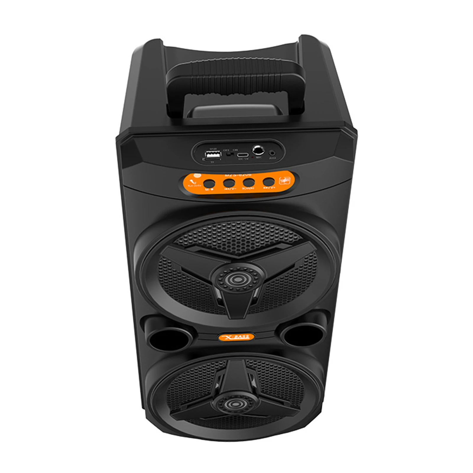 Portable Speaker with Wireless Microphone Karaoke Machine Support TWS/AUX/USB/TF Card/FM Radio for Party Home Camping