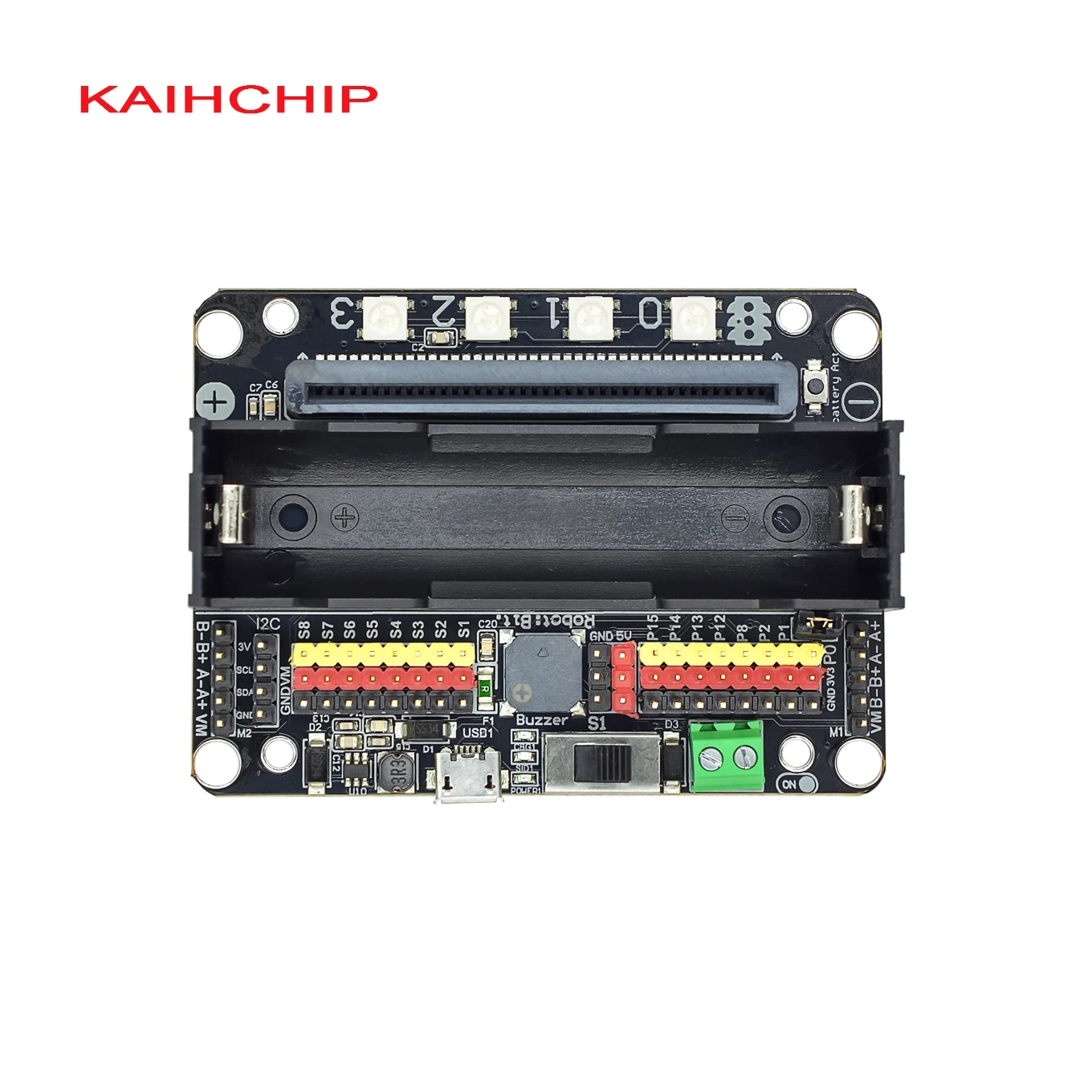 Scheda di espansione bit Microbit Avviamento della scuola elementare e media Programmazione Robotbit V2.0 Python - immagine 5