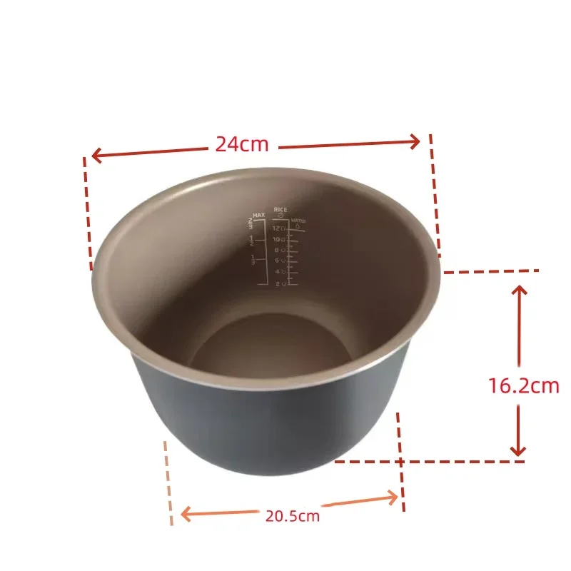 Original new Pressure Cooker Inner Bowl for Philips HD2108 HD2137 HD2139 HD2178 Replace 6L inner pan 5