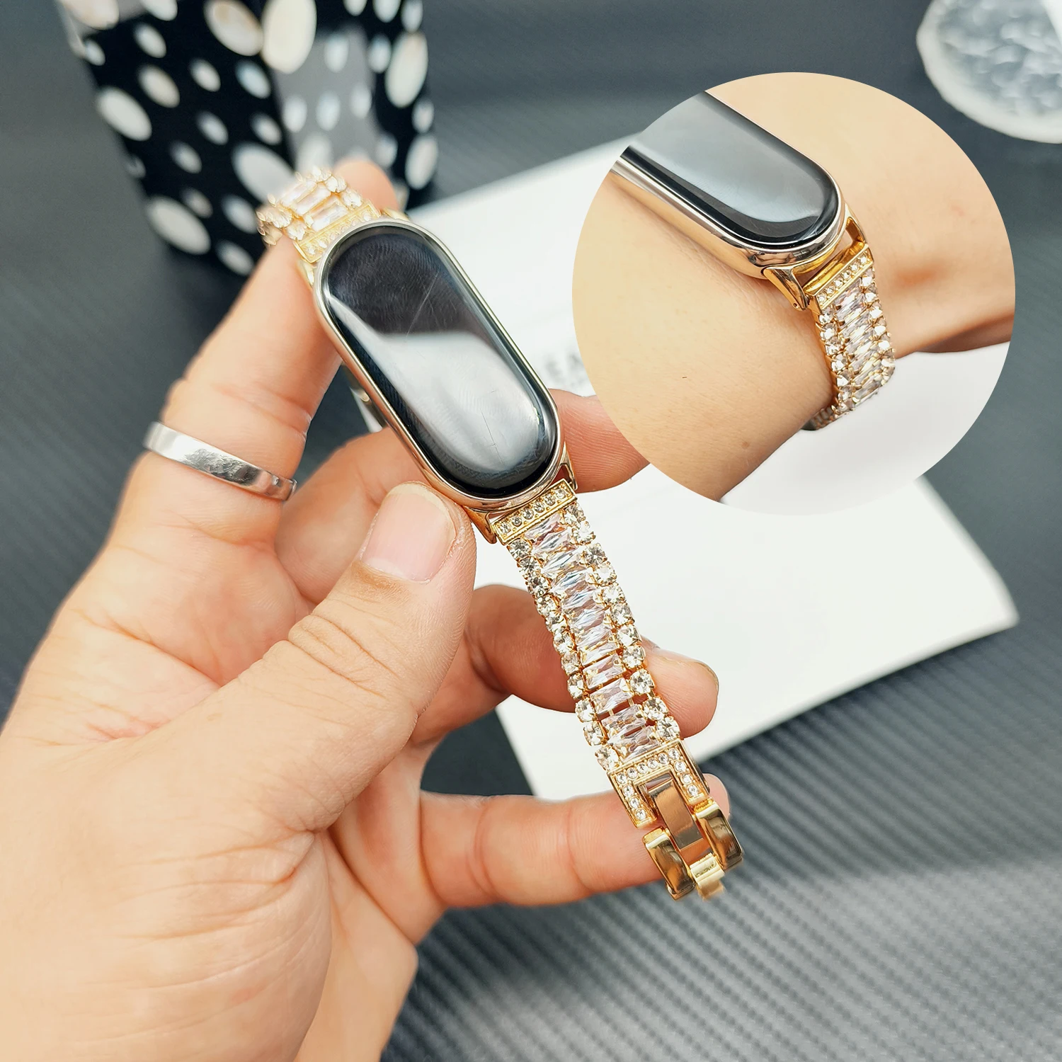 Luxury Shining Metal Strap