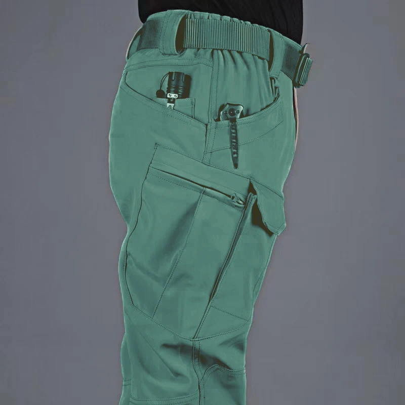 Hiking Pants Men's Military Cargo Elastic Camping Hiking Trekking Climbing Outdoor Sports Trousers Spring Autumn Tactical Quick Dry Pants
