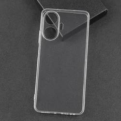 Sleek Silicone Smartphone Case with Lens Protection for Realme 10 Pro (Clear)