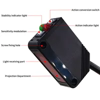 Red LED photoelectric switch CX-411 NPN PNP, proximity switch, reflection sensor, CX-412 5