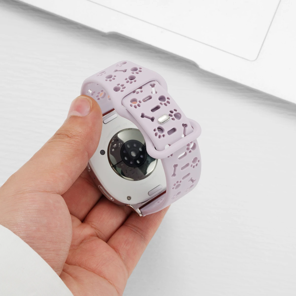 Sport Silicone Band for Galaxy Watch - No Gaps Design, 44mm/40mm & 46mm