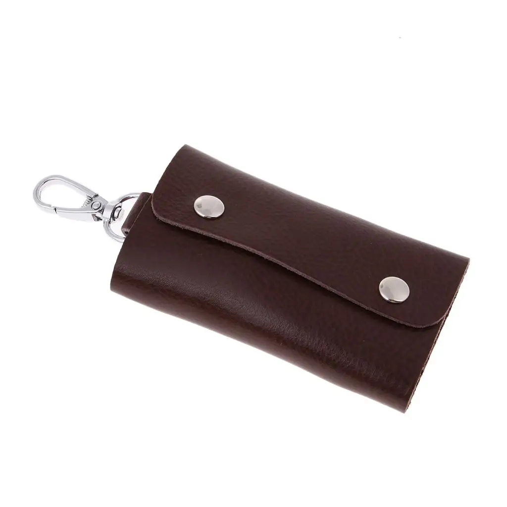 2X Fashion Leather key pack Key Chain Key Holder Key Hook waist padlock bag