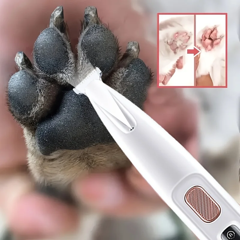 Pet Grooming Scissors Suitable Dogs and Cats 18 Millimeter Wide Blade BeltLEDThe lamp'sUSBRechargeable Ergonomic Design B