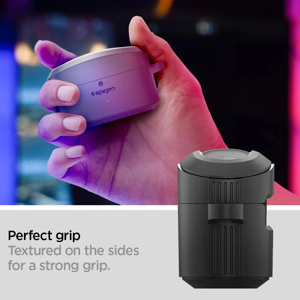 Spigen Rugged Armor Black Case for Sony WF-1000XM5 Headphones