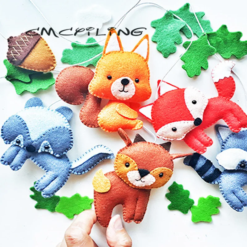 6Pcs/Lot 25cmx28cm CMCYILING Felt Set Soft Fabric For Needlework DIY Sewing Dolls Crafts Polyester Cloth Handmade Material