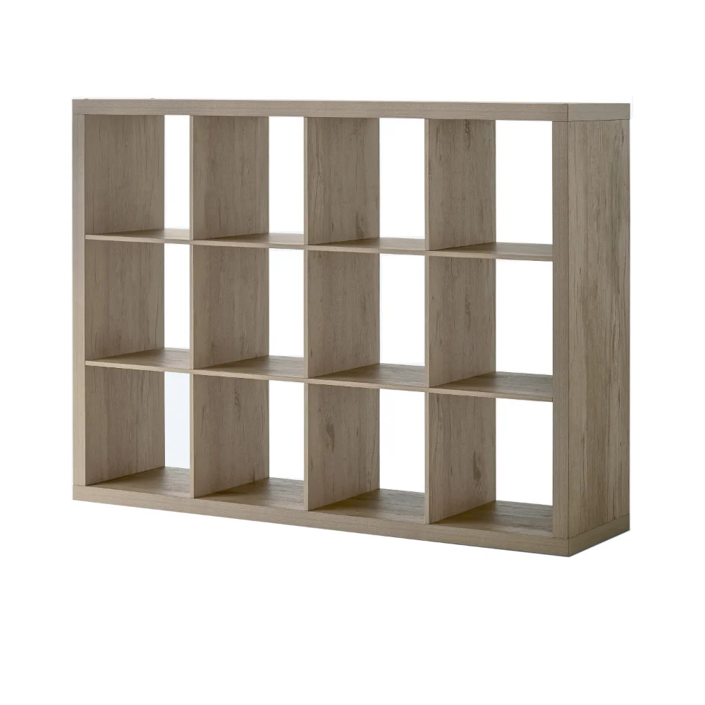 

Better Homes & Gardens 12-Cube Storage Organizer, Natural Book Shelf Furniture Storage Shelf Bookshelf Organizer Book Rack