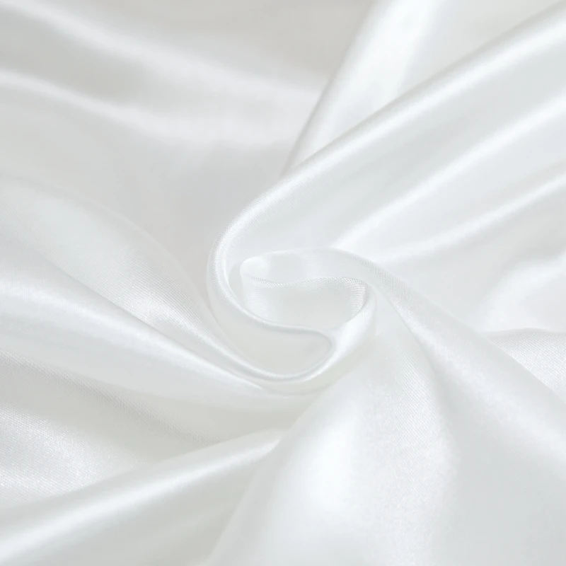 Luxury Satin Fitted Sheet High-End Monochrome Mattress Cover With Elastic Band Bedsheet Home Hotel Bedding Fit Sheet 6