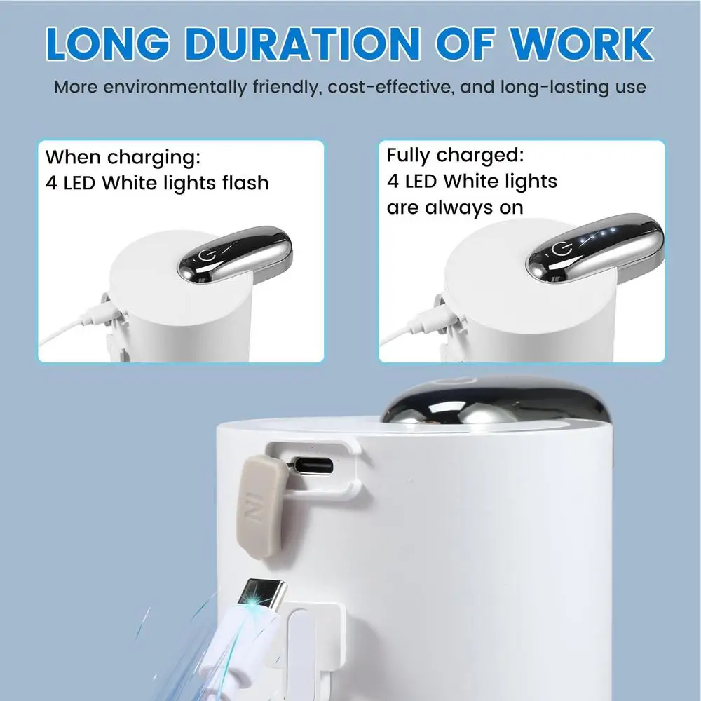 Description Picture 2 of itemAutomatic Foam Soap Dispenser Bathroom Smart Hand Washing Machine With USB Charging Electric Waterproof Lotion Shower Dispenser