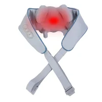 New Portable Mini Relaxer Dredge Kneading Smart Electric Wrap Heated Trapezius Muscle Neck Multifunctional Shiatsu Massage Shawl 3