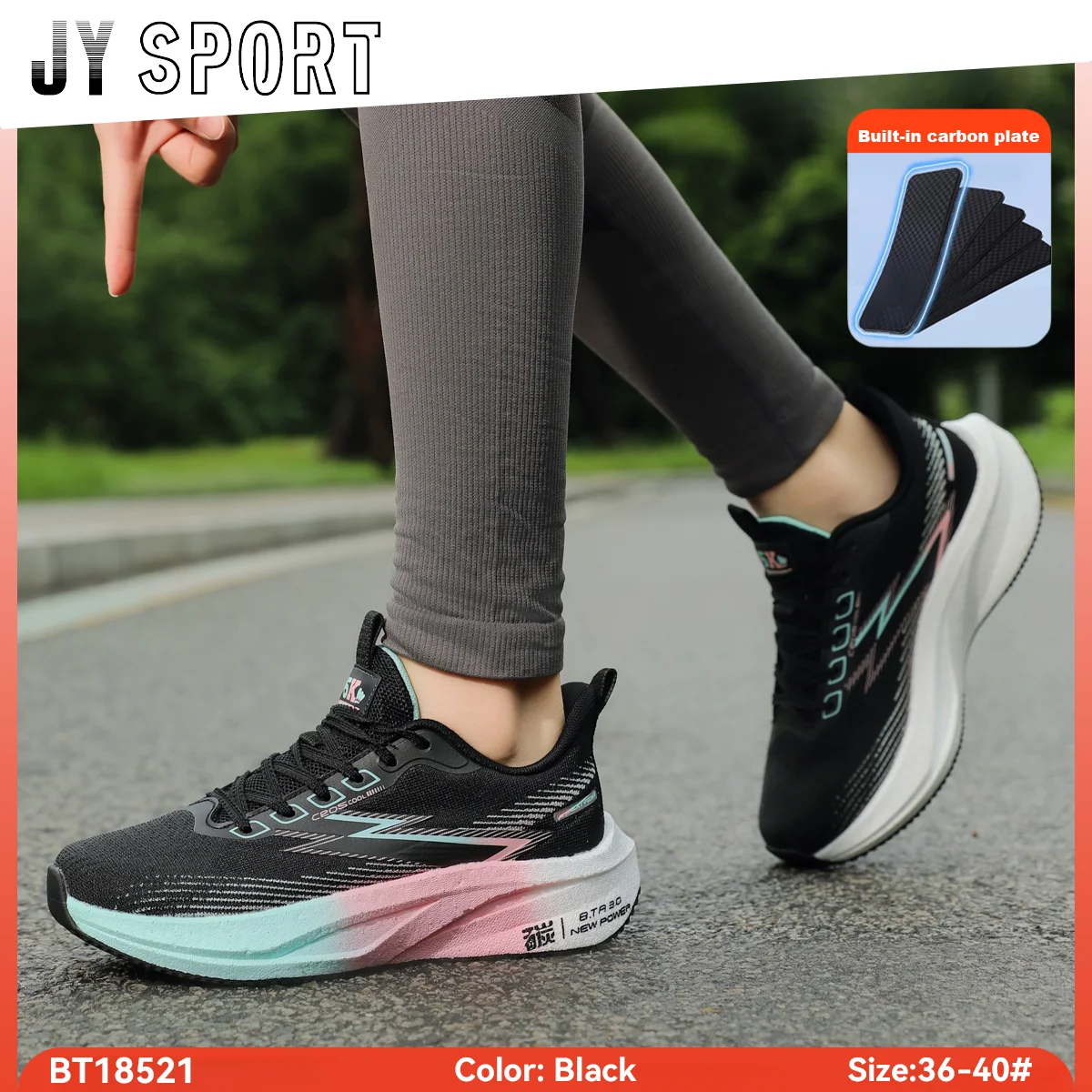 Women Sneakers Lightweight Breathable Running Shoes Gym Trend Outdoor Shoes Women png Carbon Plate Women's Sports