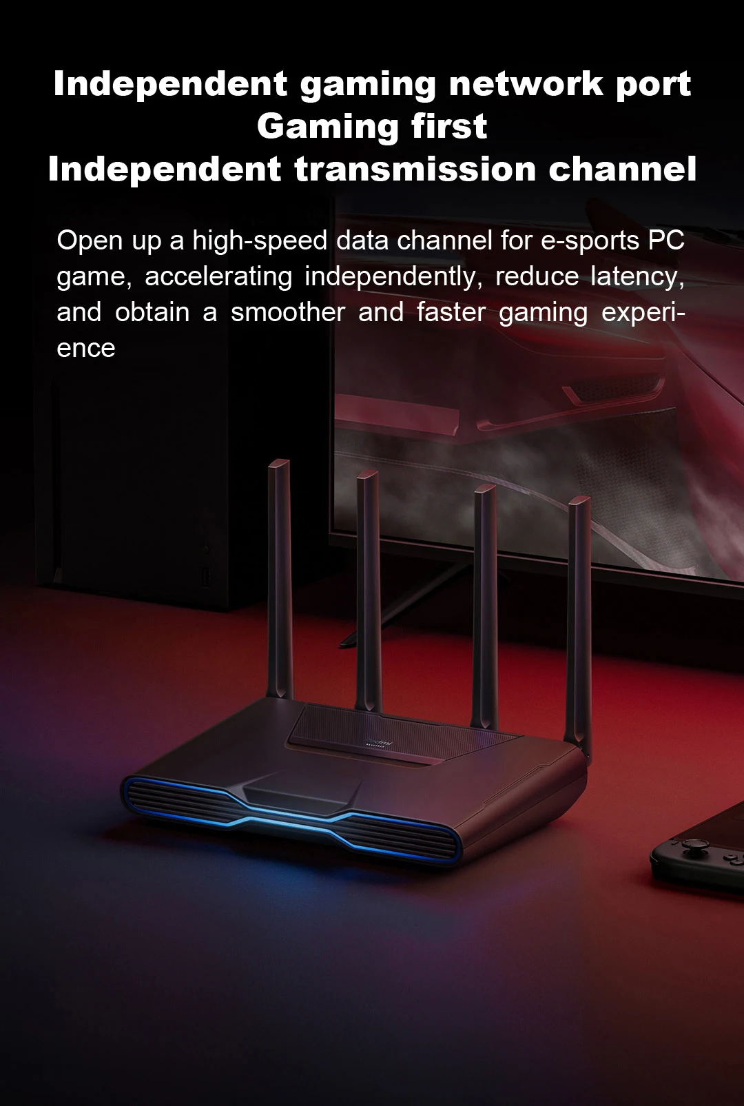 Xiaomi Redmi Chơi Game Router AX5400 Repeater WiFi 6 VPN Lưới 2.5G Cổng Mạng OFDMA MU-MIMO 512MB Qualcomm Chip tăng Cường Tín Hiệu wifi extenders signal booster for home