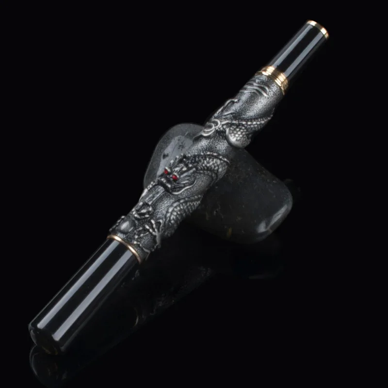 JINHAO Luxury Pen Oriental Dragon ancient silver metal Pen Business office gift Roller Ball Pen