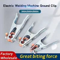 300A 500A 800A Electric Welding Machine Ground Clip 300 500 800 Connection Clamp Argon Arc Welding Machine Ground Clip 1PCS 1