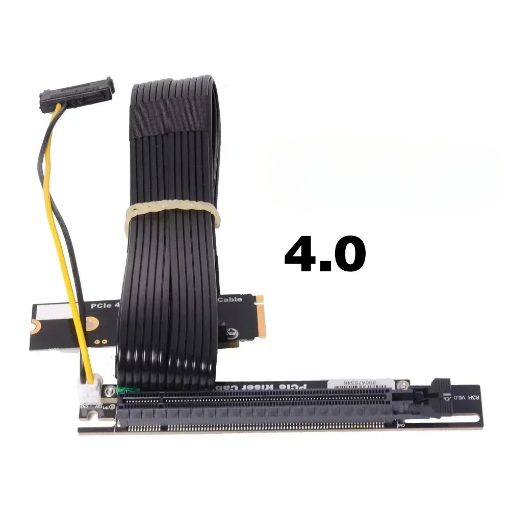 Adaptateur Gen 5.0 pour 2 SSD M2 PCIe NVMe M Key vers MCIO 8i - Débit 32 GB