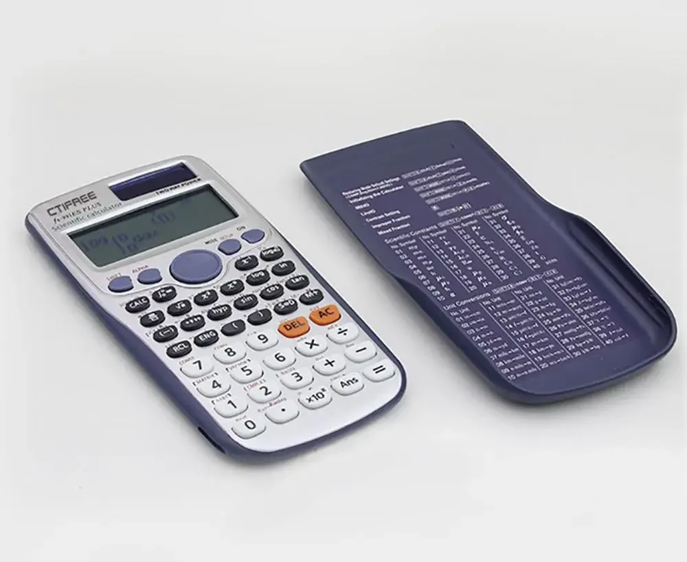FX-991ES-PLUS 오리지널 공학용 계산기, 고등학교 대학생용 417 가지 기능, 사무실 동전 배터리