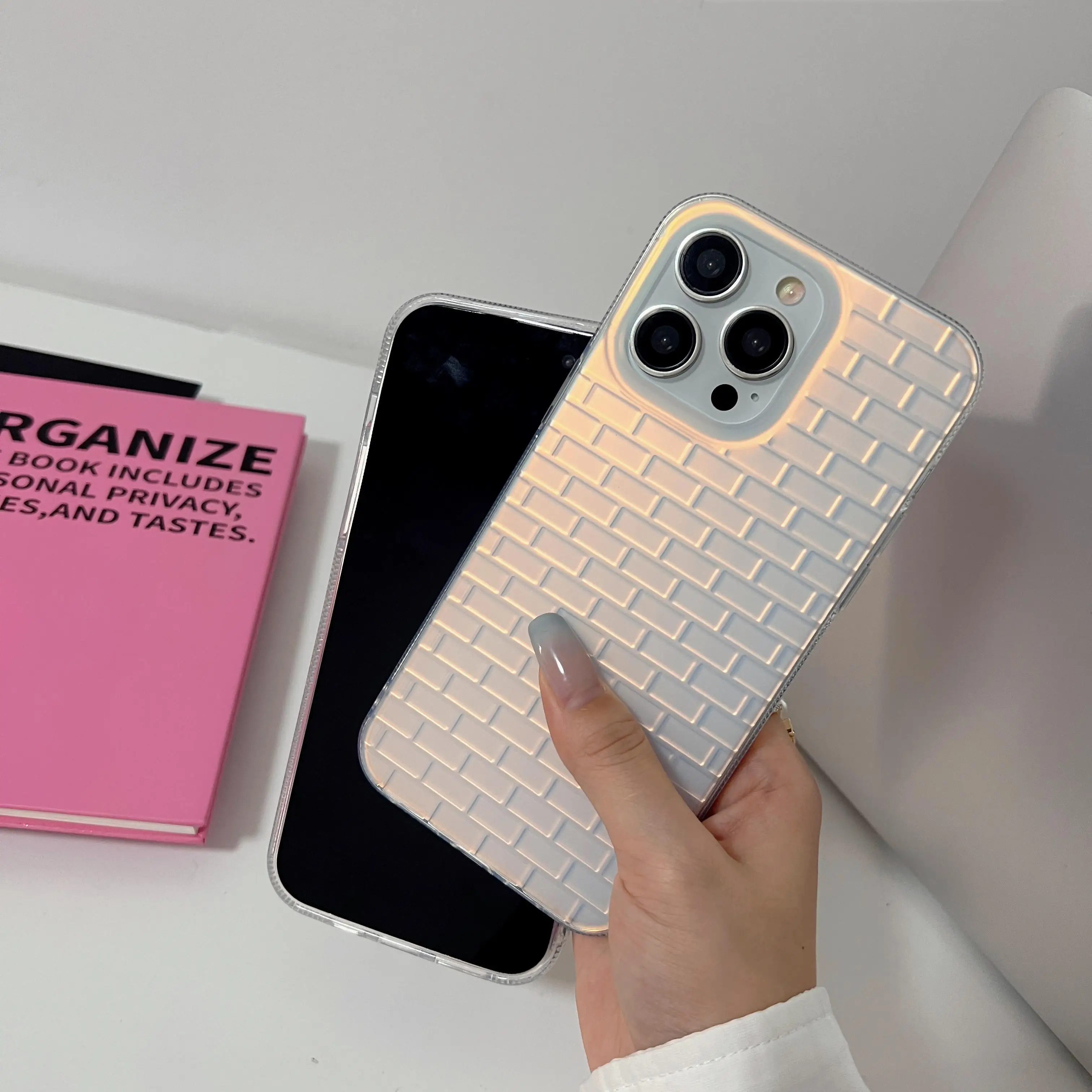 Adatto Per Custodia Per Telefono Apple 13Promax Iphone 14Plus Laser Matte Gradient 12 Set Completo 11 New Plus Semplicità Personalizzata