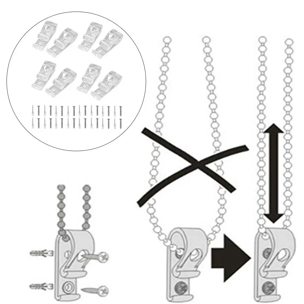 Blinds P Clips Hook 8x Useful Plastic Holder