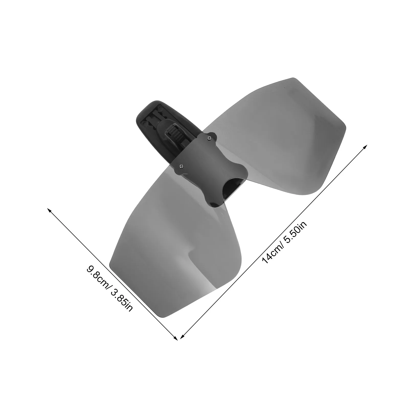 남성 여성 낚시용 클립온 선글라스 UV 차단 경량 프레임 편광 렌즈 야외 스포츠 클리어