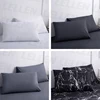 1Piece Waterproof Fabric Pillowcase Moisture And Sweat Proof Pillow Cover 48x74cm For Bedroom Home Hotel 1