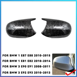 Sleek Side Rearview Mirror Cap Wing Cover - Premium Car Accessory (Forged Carbon Look)