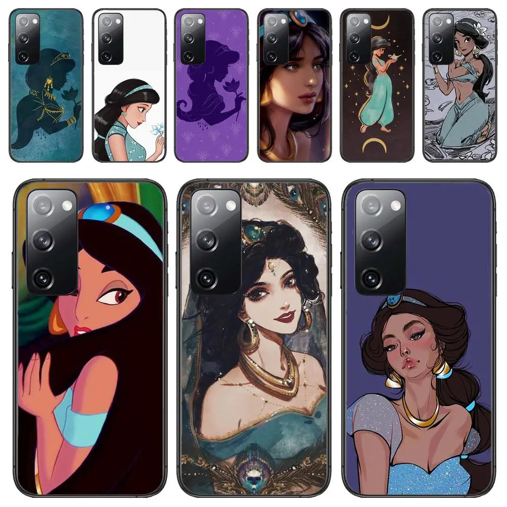 

Jasmine Princess Phone Case For Samsung Galaxy S23 S21 S10 S30 S20 S22 S8 S9 S30 Pro Plus Ultra Fe Luxury Fashion Gift TPU Cover