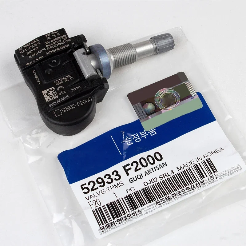 

4PCS TMPS FOR 2015 2016 2017 2018 2019 2020 KIA OPTIMA (JF) TIRE PRESSURE SENSOR TPMS 433MHz 52933-D4100 52933-F2000 52933-D9100