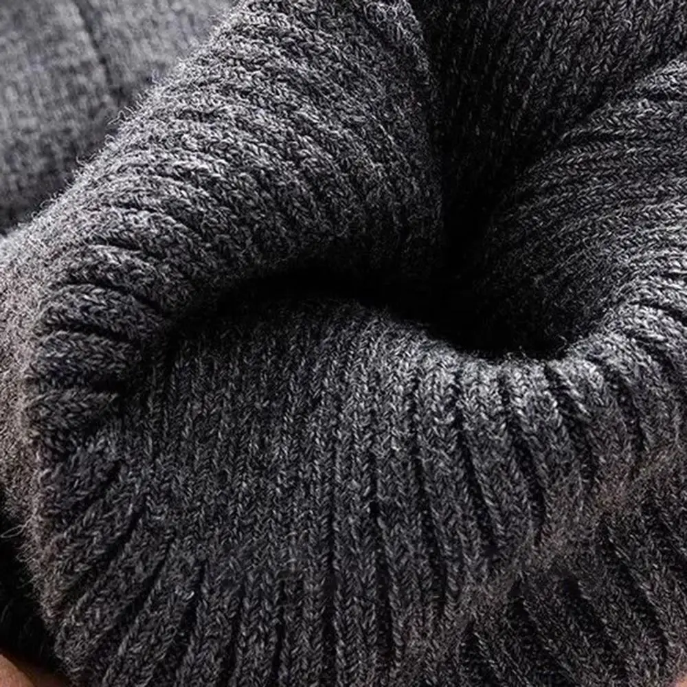 Durable Plus Velvet Winter Knee Pads Thickened Universal Warm Knee Sleeve Windproof Coldproof Elastic Knee Support Unisex