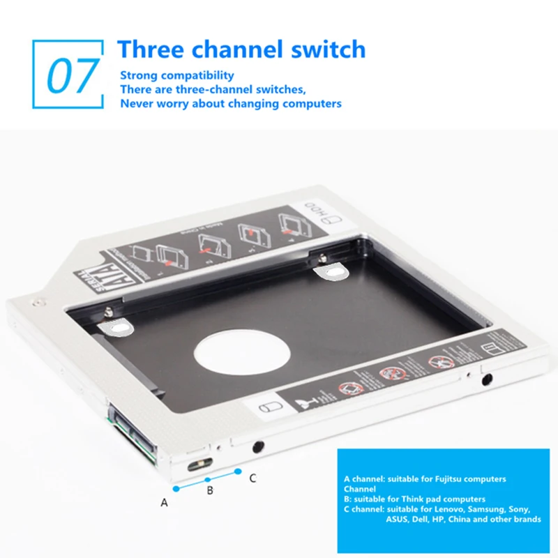 Ǯ ˷̴ ϵ ũ Ʈ, Ʈ  Sata3 SSD ָ Ʈ ̺  귡Ŷ, HDD ĳ, 12.7 ġ, 9.5 ġ