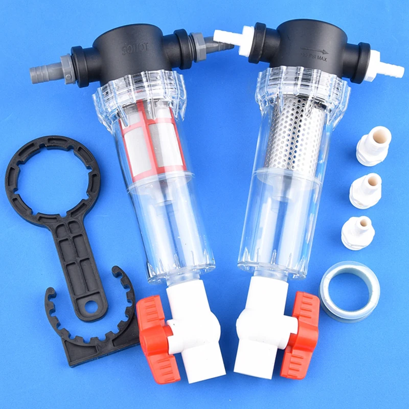 10 ~ 200 Mesh Pagode Schlauch Filter Aquarium Aquarium Große Fluss Vorfilter Landwirtschaft Haushalt Wasser Rohr Ventil Verunreinigung filter