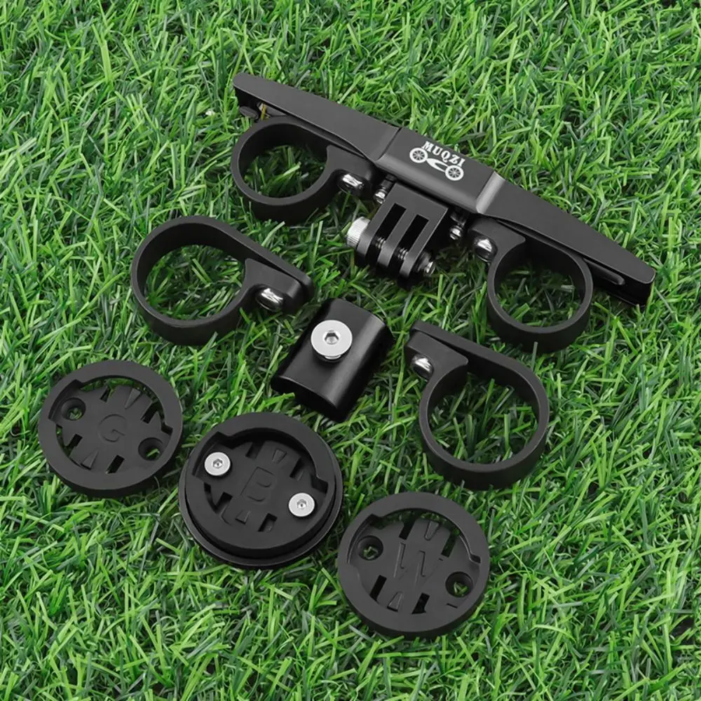 22.2/25.4mm Bicycle TT Bar Stopwatch Holder Aluminum Alloy Adjustable TT Handlebar Computer Mount Multifunctional Universal