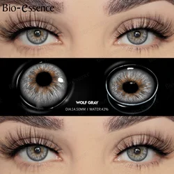 Vibrant Colored Contact Lenses for a Natural, Fashionable Look (Wolf gray)