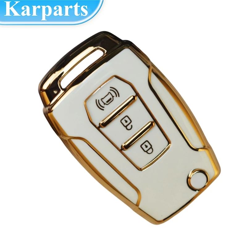 

TPU Car Key Cover Case Shell Car Key for SsangYong Kyron Actyon Tivolan Korando Rexton Tivoli Key Holder Car Key Accessories