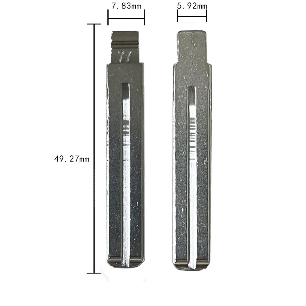 Car Key Locksmith Tools Uncut Metal Key Blank 77# HY22 TOY40 TOY48 for Hyundai Kia Lexus Toyota Key Blade for KD Keydiy Xhorse VVDI Remotes Universal