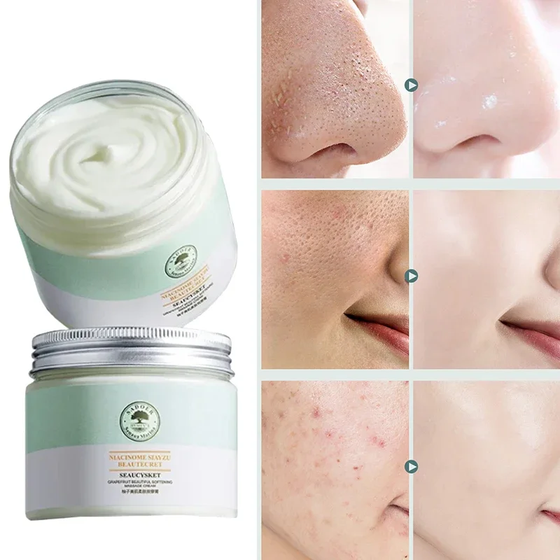 180g Face Care Creams Grapefruit Shrink Pores Oil Control Moisturizing Cleansing Face Dirt Acne Repair Beauty Skin Care