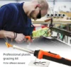 100W Plastic Welding Machine Kit Automotive Bumper Crack Repair Gun With Iron Hot Stapler Welding Soldering Iron Garage Tool 4
