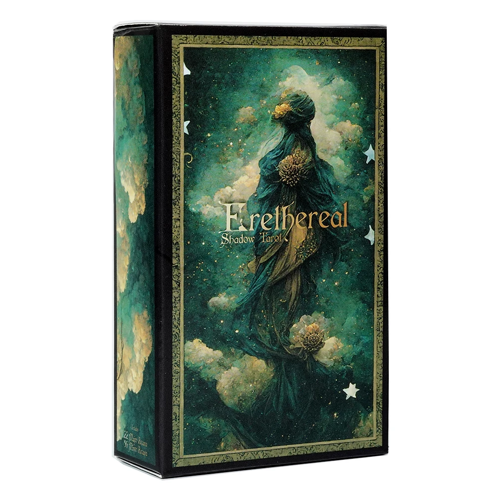 Erethereal Shadow Work Tarot Card Deck Victorian Gothic Witch's 78 pcs Card for beginners and seasoned readers alike pocket Size