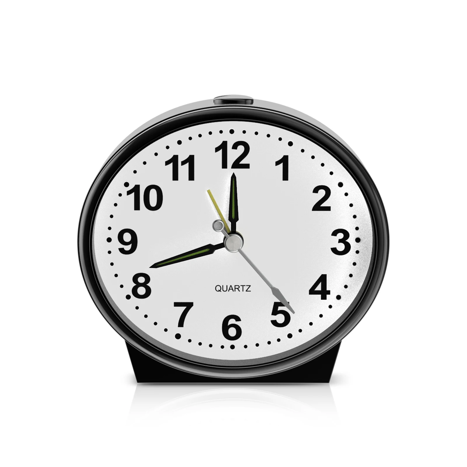 ORIAAnalogAlarmClockBedsideSilentTravelAlarmClockTableClocks