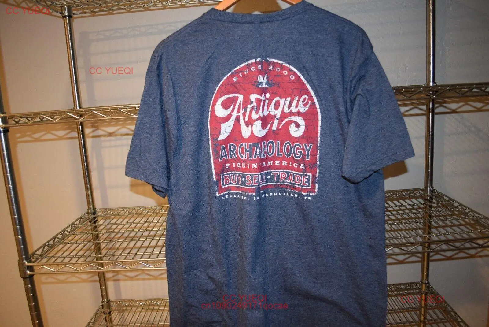 Футболка мужская в античном стиле Archaelogy EUC American Pickers XXL 2X