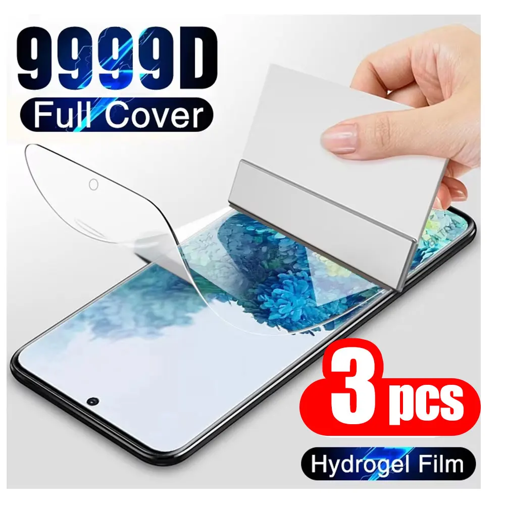 Premium Hydrogel Screen Protector - 3-Pack